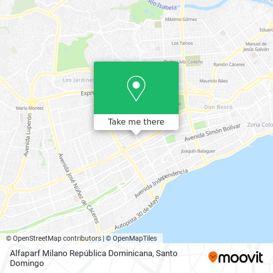 Alfaparf Milano República Dominicana map