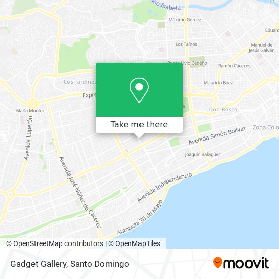 Gadget Gallery map