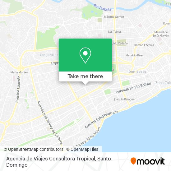 Agencia de Viajes Consultora Tropical map