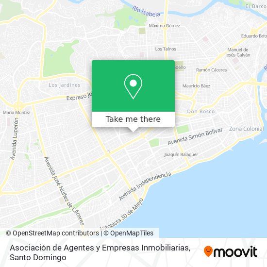 Mapa de Asociación de Agentes y Empresas Inmobiliarias