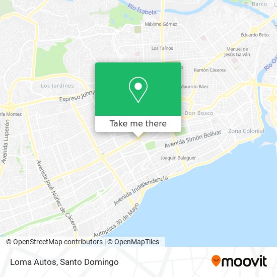 Mapa de Loma Autos
