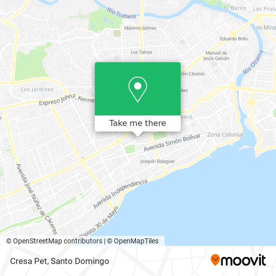 Cresa Pet map