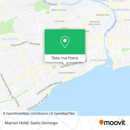 Marriot Hotel map