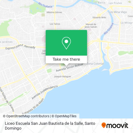 Liceo Escuela San Juan Bautista de la Salle map