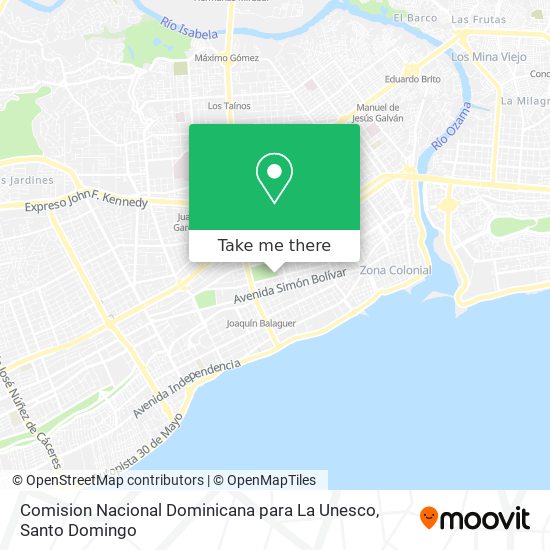 Comision Nacional Dominicana para La Unesco map