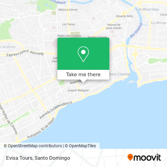 Evisa Tours map