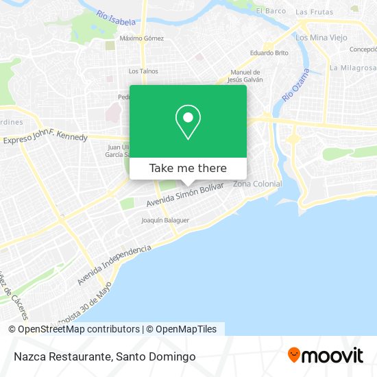 Nazca Restaurante map