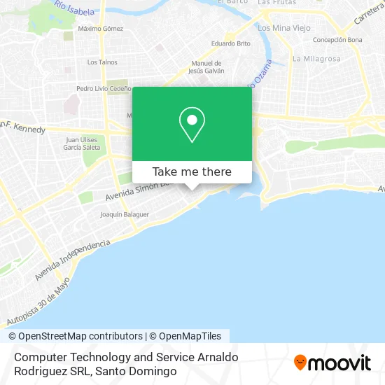 Computer Technology and Service Arnaldo Rodriguez SRL map