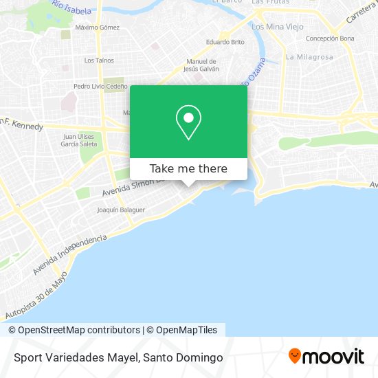 Sport Variedades Mayel map