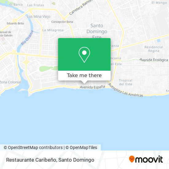 Restaurante Caribeño map