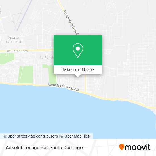 Mapa de Adsolut Lounge Bar