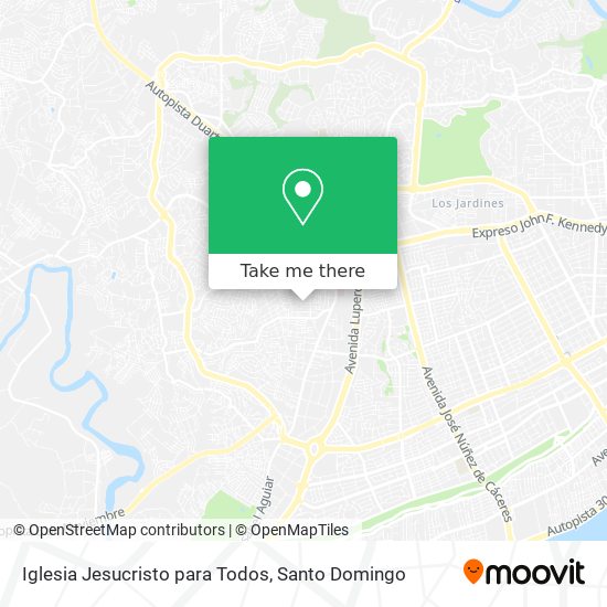 Mapa de Iglesia Jesucristo para Todos