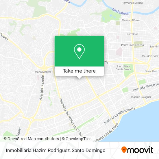 Inmobiliaria Hazim Rodriguez map