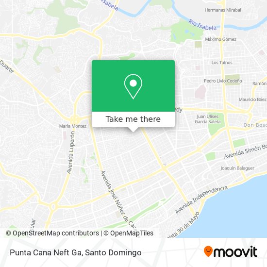 Punta Cana Neft Ga map