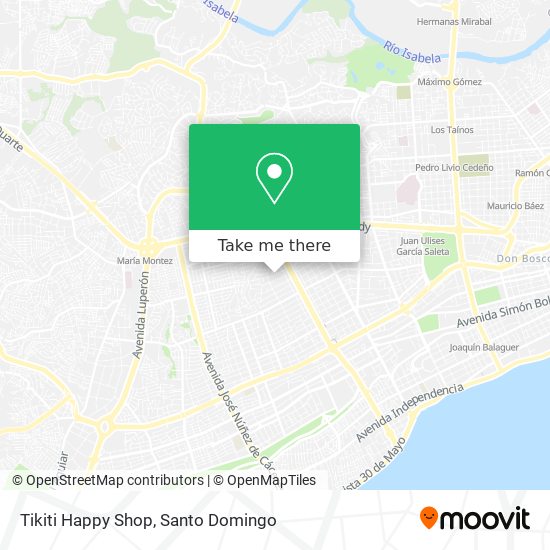 Tikiti Happy Shop map