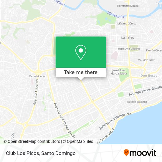 Club Los Picos map