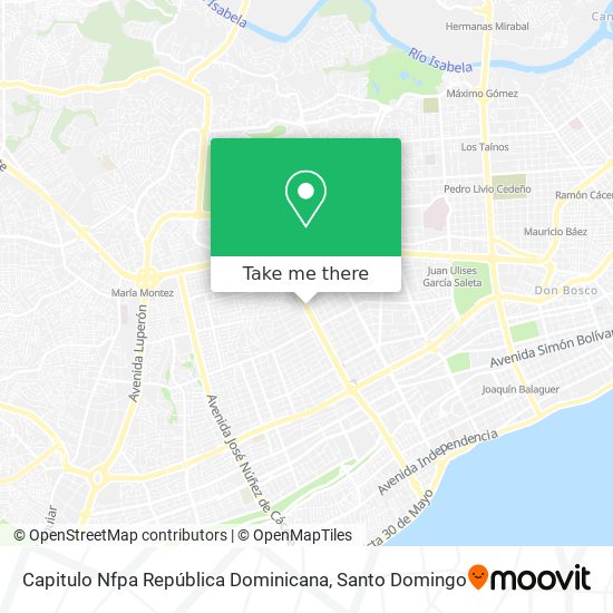 Capitulo Nfpa República Dominicana map