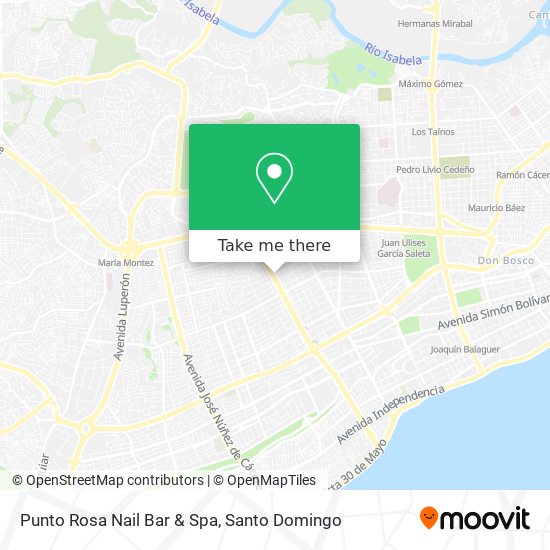 Punto Rosa Nail Bar & Spa map