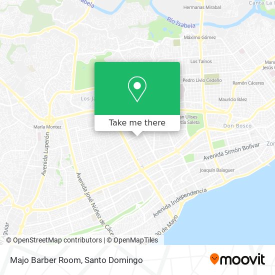 Majo Barber Room map