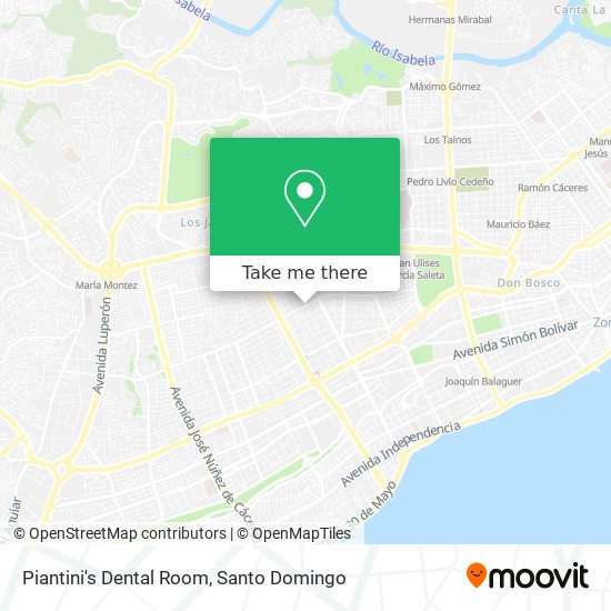 Piantini's Dental Room map