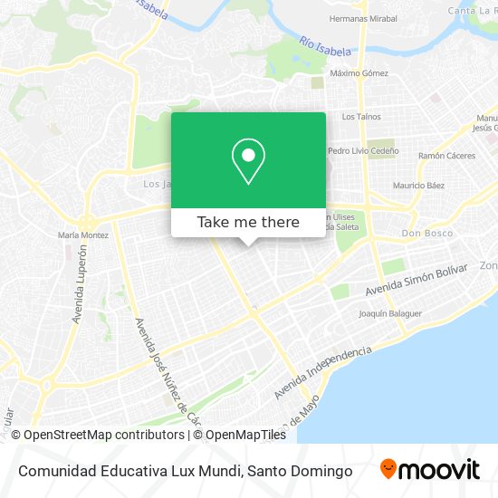 Comunidad Educativa Lux Mundi map