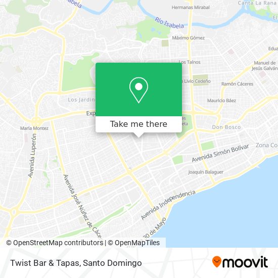 Twist Bar & Tapas map