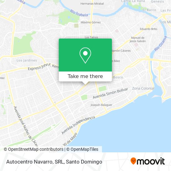 Autocentro Navarro, SRL map