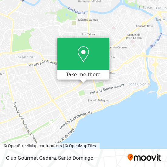 Club Gourmet Gadera map