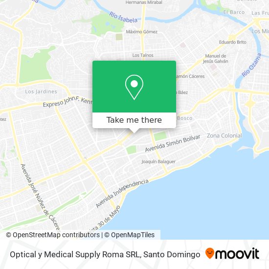 Optical y Medical Supply Roma SRL map