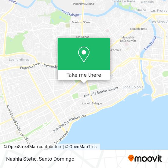 Mapa de Nashla Stetic