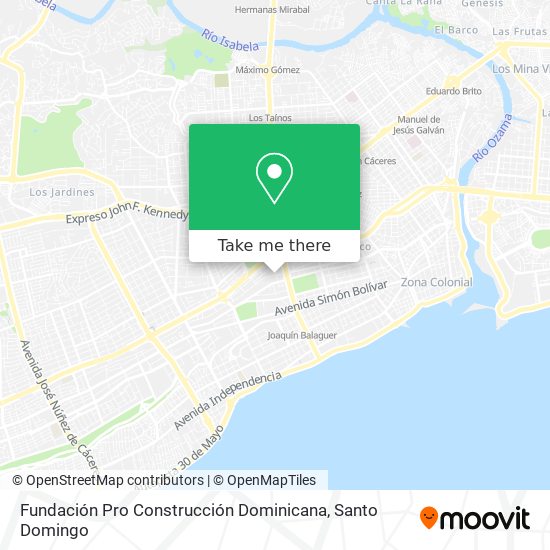 Fundación Pro Construcción Dominicana map