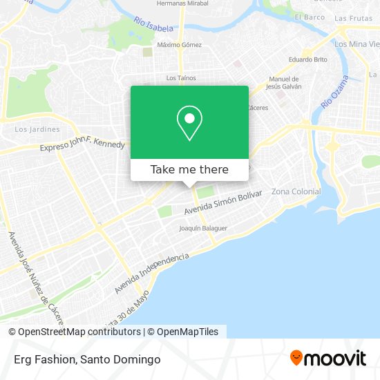 Mapa de Erg Fashion