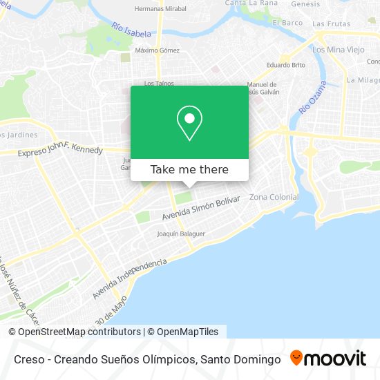 Mapa de Creso - Creando Sueños Olímpicos