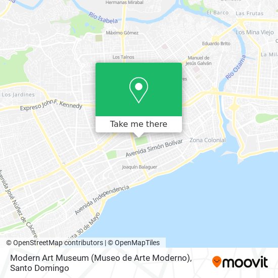 Modern Art Museum (Museo de Arte Moderno) map