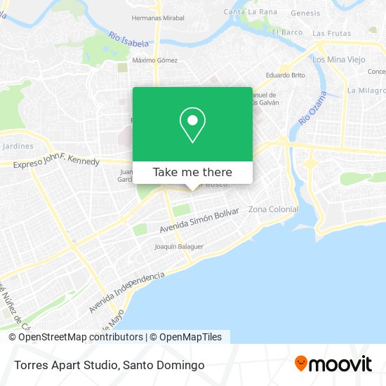 Torres Apart Studio map