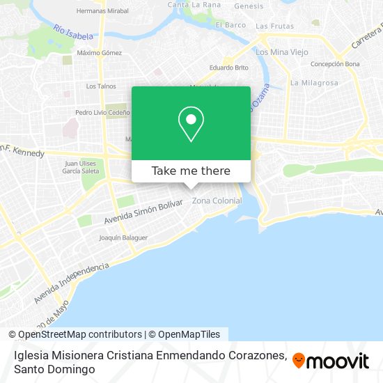Iglesia Misionera Cristiana Enmendando Corazones map