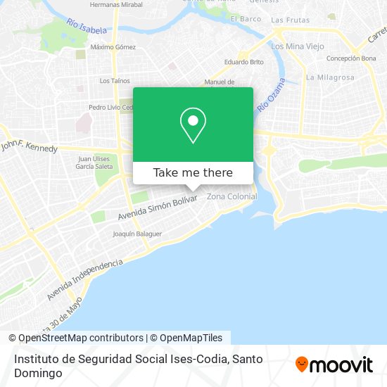 Instituto de Seguridad Social Ises-Codia map