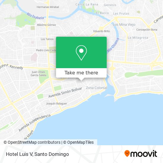 Hotel Luis V map
