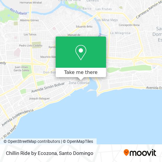 Chillin Ride by Ecozona map