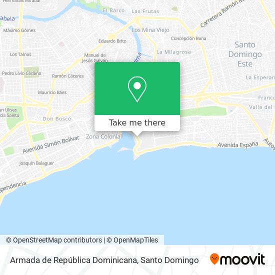 Armada de República Dominicana map
