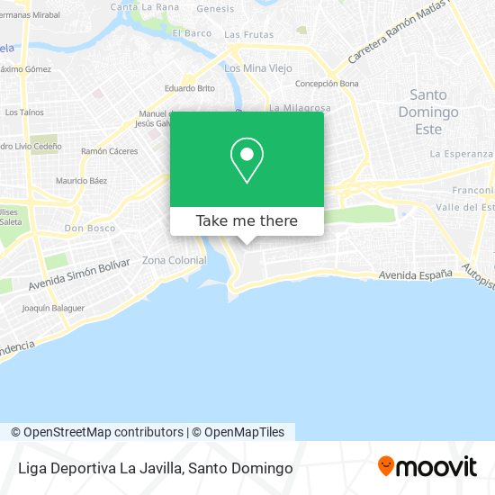 Liga Deportiva La Javilla map