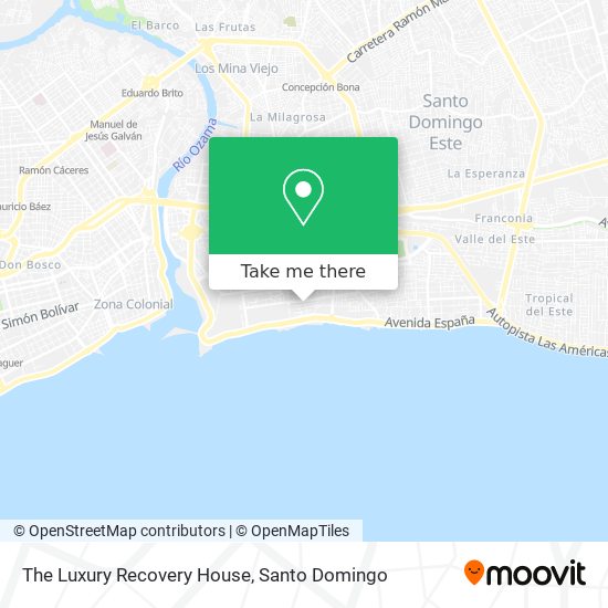 The Luxury Recovery House map