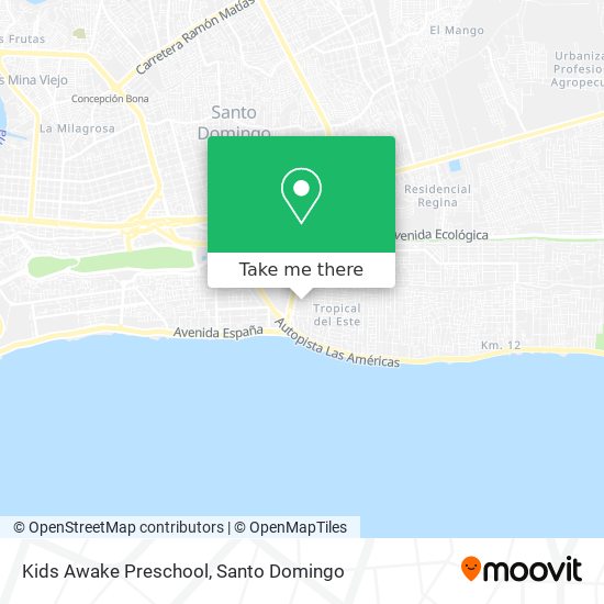 Mapa de Kids Awake Preschool