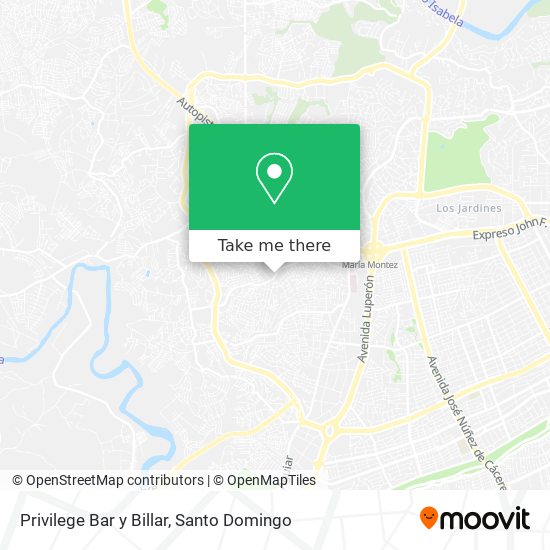Mapa de Privilege Bar y Billar