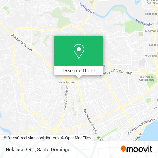 Mapa de Nelansa S.R.L