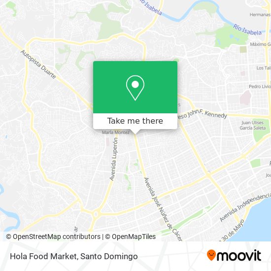 Hola Food Market map