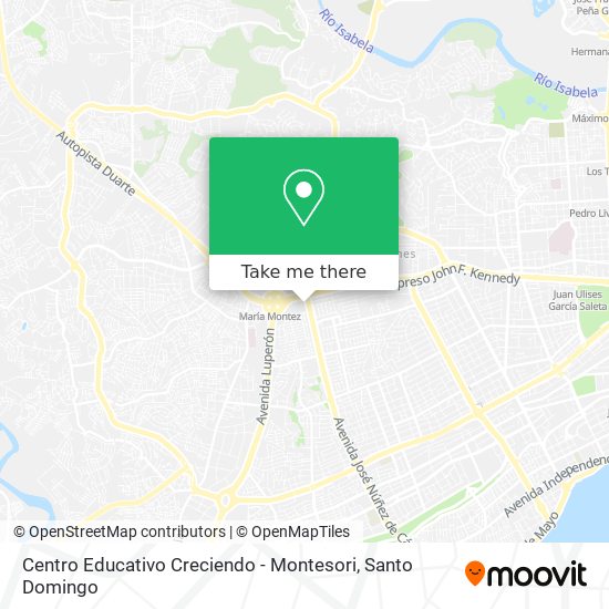 Centro Educativo Creciendo - Montesori map