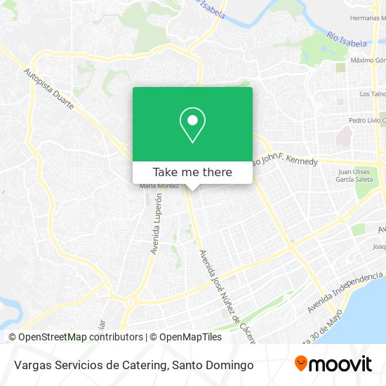Vargas Servicios de Catering map