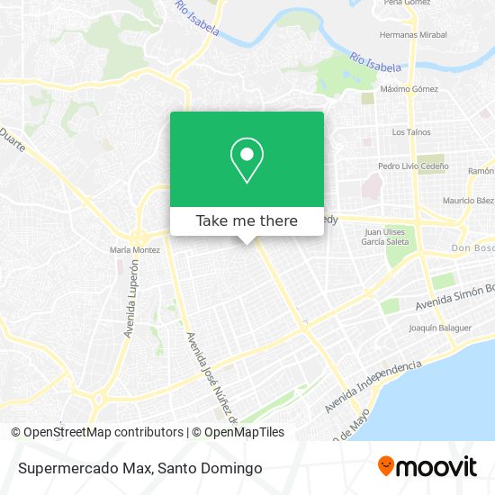 Mapa de Supermercado Max