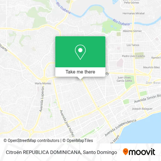Mapa de Citroën REPUBLICA DOMINICANA